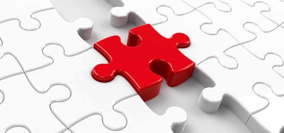 puzzle pezzo rosso