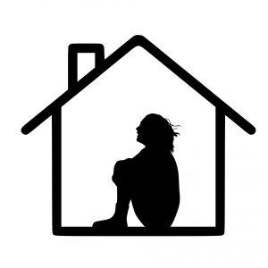 casa con donna