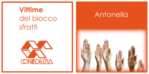Vittime del blocco sfratti Antonella 500x250