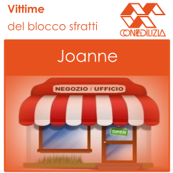 Vittime del blocco sfratti Joanne 250x250
